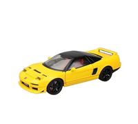 Modelo de Coche Escala 1:32 For Honda Acura NSX NA1 Supercar Racing Aleación De Metal Fundido A Presión Modelo De Coche Sonido Y Luz Colección de Coches Modelo(Yellow Box)
