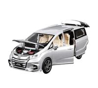Modelo de Coche Escala 1:32 For Honda Odyssey Modelo Coche Aleación Coche Fundición Presión Modelo Coche Colección Coche de colección de Metal(Silver)