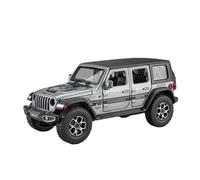 Modelo de Coche Escala 1:32 For Jeep Wrangler Sahara Todoterreno Modelo Aleación Coche Fundición Presión Metal Sonido Colección Coches Adornos Coche de colección de Metal(Silver)
