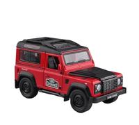 Modelo de Coche Escala 1:32 For Land Rover Defender 110 Modelo Coche Miniatura Aleación Fundida Presión Todoterreno Puertas Que Se Pueden Abrir Coche de colección de Metal(Red)