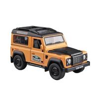 Modelo de Coche Escala 1:32 For Land Rover Defender 110 Modelo Coche Miniatura Aleación Fundida Presión Todoterreno Puertas Que Se Pueden Abrir Coche de colección de Metal(Yellow)