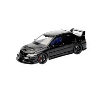 Modelo de Coche Escala 1:32 For Mitsubishi Lancer Evolution EVO JKM Coche Miniatura Aleación Metal Fundido Presión Modelo Coche Escala Sonido Adornos Coche de colección de Metal(Black)
