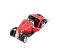 Modelo de Coche Escala 1:32 For Modelo Coche Clásico Audi Colección Pull Back Puerta Abierta Modelo Coche Fundición Presión Colección de Coches Modelo(Red)
