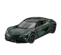 Modelo de Coche Escala 1:32 For Modelo Miniatura KNSG Gemera Coche Deportivo Aleación Fundida Presión 4 Puertas Que Se Pueden Abrir Retroceso Colección de Coches Modelo(Green)