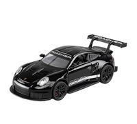 Modelo de Coche Escala 1:32 For Porsche GT3RS Modelo Coche Metal Fundido Presión 4 Puertas Que Pueden Abrir Sonido Parte Trasera Modelo Coche Deportivo Colección de Coches Modelo(Black)
