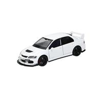 Modelo de Coche Escala Modelo Escala 1:32 Supercoche Carreras Mitsubishi Lancer Evolution Novena Generación Aleación Metálica Fundida Presión Coche de colección de Metal(White Box)