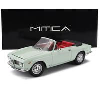 MODELO DE COCHE ESTÁTICO ALFA ROMEO GIULIA 1600 GTC CABRIOLET ABIERTO 1964 ES...