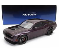 MODELO DE COCHE ESTÁTICO AUTOART DODGE CHALLENGER R/T SCAT PACK 2022 PÚRPURA ...