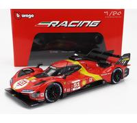MODELO DE COCHE ESTÁTICO BURAGO FERRARI 499P WINNER LE MANS 2023 PIER GUÍAS 1/24