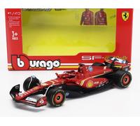 MODELO DE COCHE ESTÁTICO BURAGO FERRARI F1 SF24 LECLERC IMOLA GP 2024 ESCALA ...