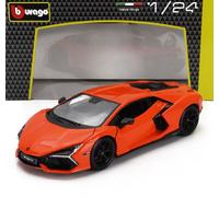 MODELO DE COCHE ESTÁTICO BURAGO LAMBORGHINI REVUELTO HYBRID 2023 NARANJA 1/24