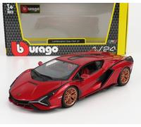 MODELO DE COCHE ESTÁTICO BURAGO LAMBORGHINI SIAN FKP 37 HYBRID 2020 VERDE 1/24