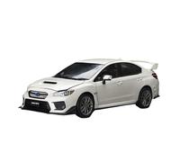 Modelo De Coche Estático De Aleación De Fundición A Presión 1:18 para WRX STI 2018, Colección De Fanáticos Adornos De Metal para Decoración del Hogar No Control Remoto Modelos(White)