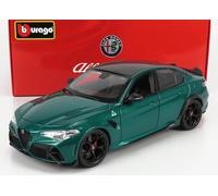 MODELO DE COCHE ESTÁTICO DIECAST ALFA ROMEO GIULIA GTA 2020 VERDE ESCALA 1/18