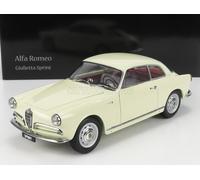 Modelo De Coche Estático Diecast Alfa Romeo Giulietta Sprint 1954 BLANCO 1:18