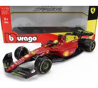 MODELO DE COCHE ESTÁTICO DIECAST FERRARI F1-75 LECLERC MONZA GP 2022 ESCALA 1/18