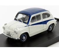 MODELO DE COCHE ESTÁTICO DIECAST FIAT 600 750 DERIVACIÓN ABARTH 1956 ESCALA 1/43