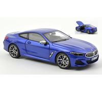 MODELO DE COCHE ESTÁTICO DIECAST NOREV BMW M850I 2019 AZUL MODELISMO ESCALA 1:18
