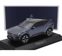 MODELO DE COCHE ESTÁTICO DIECAST NOREV POLESTAR 3 2024 AZUL MODELISMO ESCALA ...