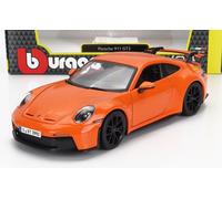 MODELO DE COCHE ESTÁTICO DIECAST PORSCHE 911 992 GT3 COUPÉ 2021 NARANJA ESCAL...