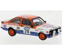 MODELO DE COCHE ESTÁTICO FORD ESCORT RS 1800 WILSON RAC RALLY LOMBARD 1979 1/87
