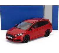 MODELO DE COCHE ESTÁTICO FORD FOCUS ST TURNIER 2014 ROJO MODELISMO ESCALA 1:18