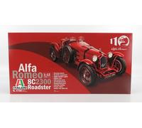 MODELO DE COCHE ESTÁTICO ITALERI ALFA ROMEO 8C 1931 ROJO MODELISMO ESCALA 1/12