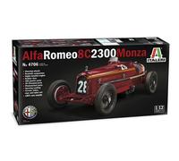 Modelo De Coche Estático Italeri Alfa Romeo F1 8C Nuvolari Mónaco GP 1932 1/12