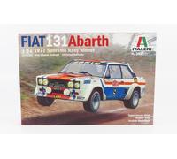MODELO DE COCHE ESTÁTICO ITALERI FIAT 131 ABTH ANDRUET RALLY SANREMO 1977 1:24