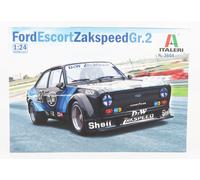 MODELO DE COCHE ESTÁTICO ITALERI FORD ESCORT RS MKII TEAM DW ZAKSPEED 1977 1/24