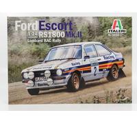 MODELO DE COCHE ESTÁTICO ITALERI FORD ESCORT VATANEN RALLY RAC LOMBARD 1981 1/24