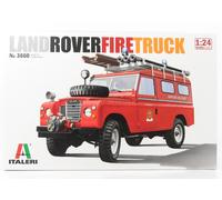 MODELO DE COCHE ESTÁTICO ITALERI LAND ROVER 109 1961 HAMPSHIRE BOMBEROS 1/24