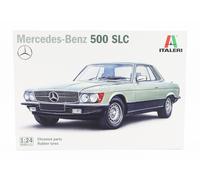 MODELO DE COCHE ESTÁTICO ITALERI MERCEDES CLASE S 500 SLC C107 CUPÉ 1972 1/24