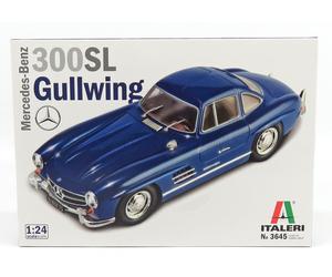 MODELO DE COCHE ESTÁTICO ITALERO MERCEDES 300SL GULLWING ALAS DE GAVIOTA 1954...