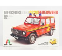 MODELO DE COCHE ESTÁTICO ITALERO MERCEDES CLASE G230 FEUERWEHR ESCALA 1/24