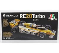 MODELO DE COCHE ESTÁTICO ITALIANO RENAULT F1 RE20 TURBO 1980 ARNOUX ESCALA 1/12