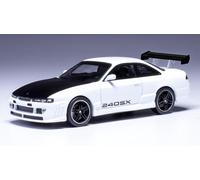MODELLINO Scala Compatible con Nissan 240 SX 1997 Blanco 1:43 IXO MODELO CLC552