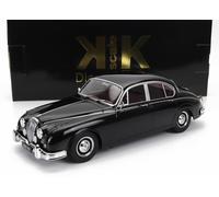 MODELO DE COCHE ESTÁTICO KK DAIMLER 250 V6 LHD 1962 NEGRO INTERIOR BURDEOS 1/18