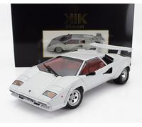 MODELO DE COCHE ESTÁTICO KK ESCALAS LAMBORGHINI COUNTACH LP 5000S 1985 BLANCO...