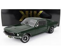 MODELO DE COCHE ESTÁTICO KK FORD MUSTANG GT FASTBACK CUPÉ 1968 VERDE ESCALA 1/12