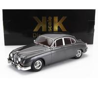 MODELO DE COCHE ESTÁTICO KK JAGUAR MKII 3.8 LHD 1959 GRIS MODELISMO ESCALA 1/18