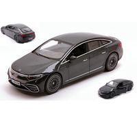 MODELO DE COCHE ESTÁTICO MAQUETA MERCEDES EQS SEDÁN 2022 GRIS ESCALA 1:24
