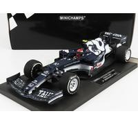 MODELO DE COCHE ESTÁTICO MINICHAMPS ALFA TAURI F1 AT02 #10 GASLY BAKU 2021 1/18
