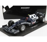 MODELO DE COCHE ESTÁTICO MINICHAMPS ALFA TAURI F1 AT02 GASLY BAHRAIN 2021 1/18