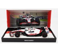 MODELO DE COCHE ESTÁTICO MINICHAMPS HAAS F1 VF-22 MAGNUSSEN BAHRAIN 2022 1/18