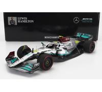 MODELO DE COCHE ESTÁTICO MINICHAMPS MERCEDES GP F1 W13E HAMILTON ESPAÑA 2022 ...