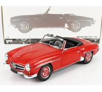 MODELO DE COCHE ESTÁTICO MINICHAMPS MERCEDES SL-CLASS 190SL W121 1955 ROJO 1/18