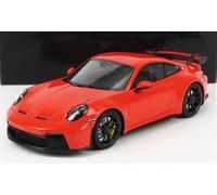 MODELO DE COCHE ESTÁTICO MINICHAMPS PORSCHE 911 992 GT3 2021 LLANTAS NEGRO 1/18