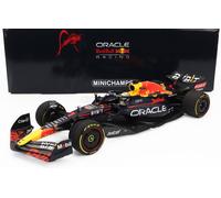 MODELO DE COCHE ESTÁTICO MINICHAMPS RED BULL F1 RB18 VERSTAPPEN MÉXICO 2022 1/18