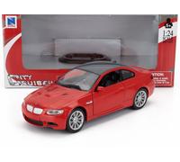 MODELO DE COCHE ESTÁTICO NEWRAY BMW SERIE 3 M3 E92 2007 ROJO ESCALA 1/24